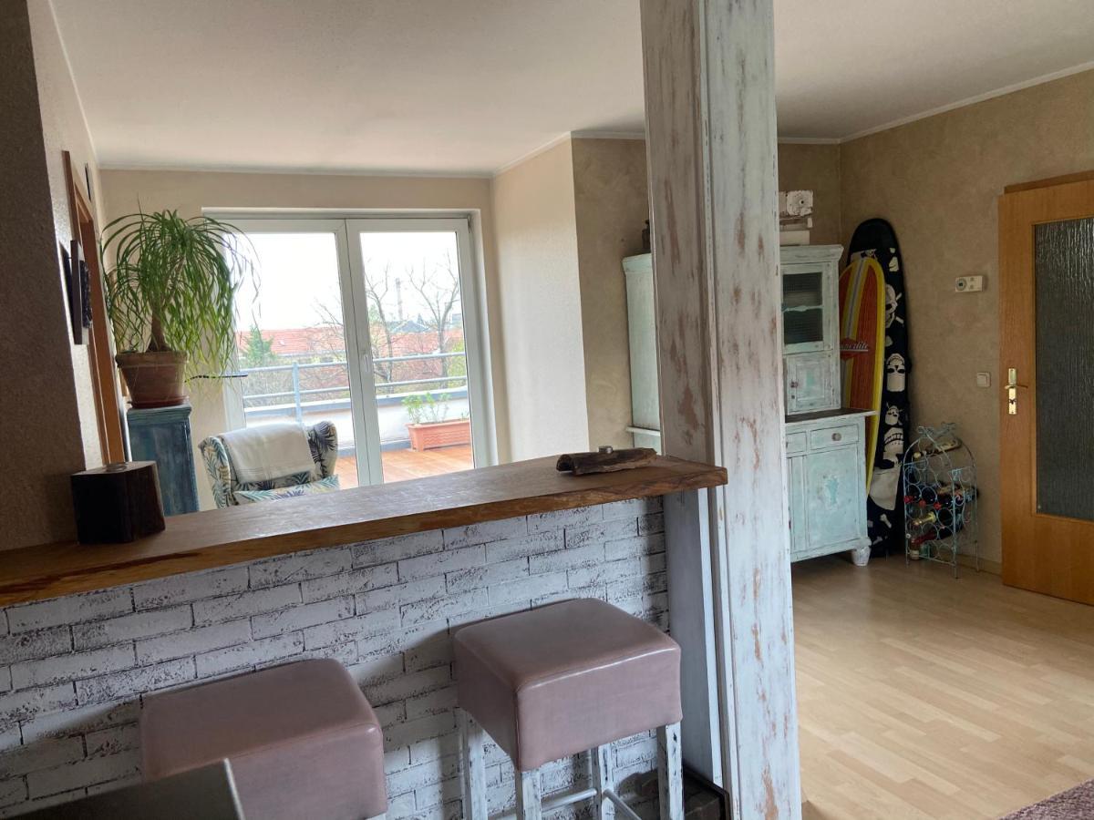 Dachterrassen Idylle Ueber Den Daechern Dresdens Buitenkant foto